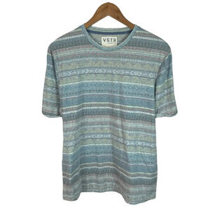TS43 Mens VSTR Premium Tilly’s Skater Geometric Print Casual T Shirt L